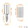 Soporte de Estante con Tornillo Autorroscante Integrado Soporte Fijo para Gabinete Soporte de Partición Accesorios Soporte de Tablero Autorroscante Cruzado sin Perforaciones