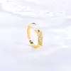 Anillo Abierto de Esmalte y Pedrería Estilo Lujo Ligero Anillo de Temperamento para Mujer Joyería Mismo Estilo que las Celebridades de Internet Anillo de Temperamento para el Viaje Diario Venta al por Mayor