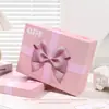 Caixa de Presente Exquisita Vermelha e Roxa Dia dos Namorados para Namorada Embalagem de Caixa de Presente Caixa Vazia