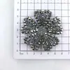 Adesivos de Decoração de Laço Dupla Camada Transfronteiriços, Acessórios Criativos Brilhantes de Strass em Malha para Roupas, Peças para Acessórios de Sapato, Bolsa e Cabelo Feitos à Mão