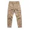 Calça casual transfronteiriça para homens, calça de trabalho moderna de perna reta, corte solto, com múltiplos bolsos, calça casual versátil para adolescentes