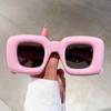 Gafas Infantiles de Montura Gruesa y Redonda Gafas de Sol de Celebridad de Internet Foto de Fiesta de Cumpleaños de Bebé Gafas de Sol Cuadradas de Estilo Lindo
