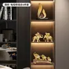 Ornatos de Luxo Leve Riqueza Rolando Decorações de Sala de Estar Ornatos para Gabinete de Vinho da TV Presentes Criativos para Casa e Escritório