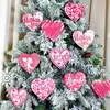 Nueva Tarjeta de Piso de San Valentín de Amazon Árbol Decorativo con Forma de Corazón Rojo Rosa y Blanco Decoración para el Hogar Boda