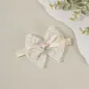 Acessórios de Cabelo Laço de Renda Florzinha Delicado Estilo Retrô Francês Fita Fina para Cabeça Ornamentos de Chapéu de Verão para Bebês e Crianças Pequenas