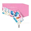 Zb409 Mantel de Cumpleaños Número 67 Postre de Helado 130*220cm Decoración de Postre Mantel Desechable de PE