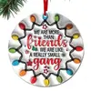La Variedad Más Vendida de Amazon de Colgantes Navideños de Cerámica Colgantes Se Puede Imprimir con Impresión UV a una o Dos Caras Decoraciones Navideñas de Cerámica