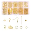 Juego de Cuentas Redondas, Pulseras, Accesorios de Joyería con Cuentas, Cadenas para Teléfono Móvil, Accesorios para Joyería DIY, Juego de Cajas, Materiales al por Mayor