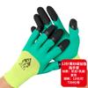 Luvas de Proteção do Trabalho Personalizadas, Etiqueta Impressa em Nylon Nitrila, Revestidas de Borracha, Antiderrapantes, Resistentes ao Desgaste, Luvas Protetoras de Nitrila Látex para Canteiro de Obras