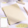 Caderno Dell B5 Morandi Antiderrapante de Folhas Soltas com Espiral Removível, Caderno A4 para Alunos do Ensino Fundamental