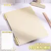 Cuaderno de Hojas Sueltas Deli B5 Cuaderno de Hojas Sueltas Morandi, Cómodo de Sostener, Cuaderno Espiral Desmontable A5 para Estudiantes de Secundaria