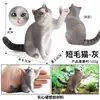 Traje de modelo de gato animal de simulación para niños, juego de gato, gatito, modelo de gatito blanco y negro, juguetes, adornos