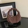 Bolso de Mujer de Lunares 2026 Nuevo Otoño Vintage Bolso de Hombro de Gamuza Gran Capacidad Bolso para el Hombro para Viajar