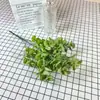 Ventas Directas de Fábrica Plantas Verdes Simuladas, de Gama Alta y Realistas, un Manojo de Hierba Lingote, Fondo para Decoración de Interiores del Hogar, Flores Falsas de Plástico