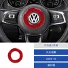 Adecuado para modificación de interior de coche Volkswagen Scirocco 09-16 pegatinas decorativas de fibra de carbono para volante