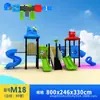 Escola Maternal Grande Escorregador Externo Interno Crianças Pequeno Doutor Balanço Combinação Brinquedo Instalações de Diversão Escorregador