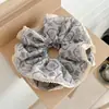 2025 Nuevo Scrunchie Floral de Encaje Retro Francés Estilo Coreano Elástico para el Cabello Accesorio para Moño