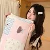 Almohada larga de terciopelo lechoso para mujeres, diseñada para dormir con las piernas recogidas, dormir de lado, respaldo de sofá, cojín de respaldo para sala de estar, nuevo estilo 2026