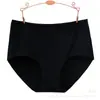 Ropa interior Fuli Huan 3316 de algodón puro, de cintura media, control de abdomen, talla grande, extra grande, para madres, 100% algodón, calzones lisos para mujer