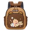Comércio Exterior Nova Mochila Infantil para Crianças de 3-4 Anos Fofa para Bebê Jardim de Infância Bolsa Escolar Ultraleve Capivara Desenho Animado