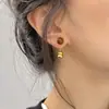 Poesía Flotante Nuevo Estilo Chino Ojo de Tigre Perla Calabaza Vintage Pendientes Pendientes de Año Nuevo de Gama Alta Tendencia Nacional Pequeño