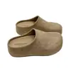 Nuevas Chanclas de Verano 2026 de Punta Cuadrada Francesa para Mujer, Chanclas de Verano para Exteriores con Cuña y Clip, Sandalias de Moda Versátiles