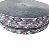 Rombo Geométrico Colorido Jacquard Retro Dinastía Han Bordado Encaje de Poliéster Estilo Étnico Cinta Tejida Accesorios diy ZF201