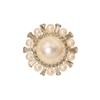 Broche de perlas de girasol para mujer, exquisito ramillete, diseño de alta gama, broche con cuello, accesorios antiluz.