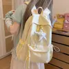 Mochila Bordada de Oso Estilo Girly para Estudiantes Mujeres, Aspecto de Alta Calidad, Gran Capacidad, Mochila Ligera, Estilo Universitario Dulce Bolso Escolar