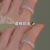 Anel Jiangnan Yanyu Estilo Livro da Chapeuzinho Vermelho Imitação de Jade Estilo Nacional Não Desbota Moda Anel de Dedo Vegetariano Nicho Antigo Feminino