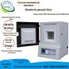 Forno de mufla de alta eficiência SX2-15-12 de alta eficiência de laboratório fácil de usar forno de mufla