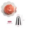 Boquilla para manga pastelera Xyt 5 6 8 10 12 14 16 18 20 dientes tamaño grande mediano pequeño frijol soluble galleta rosa