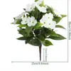 Nuevas Flores Artificiales Impatiens para Decoración de Hogar y Hotel, Adornos Artificiales para Decoración de Jardín Exterior e Interior de Bodas al por Mayor