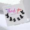 Brincos de Gato Cachorro Chihuahua Desenho Animado Personalidade Moda Estilo Coreano para Meninas Simples Versátil Fofos em Estoque