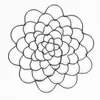 Herramienta Redonda de Malla Metálica para Arreglos Florales, Popular Modelo Plegable de Acero Inoxidable con Alambre Metálico
