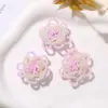 Pendientes de Camelia Hueca con Perlas Dulces y Frescas de Primavera DIY, Aretes, Pinzas para el Cabello de Primavera, Accesorios de Flor para Zapatos