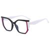TR90 Luz Azul Moda Gafas Planas para Mujer Transfronterizas Europa y Estados Unidos con Gafas Montura de Gafas Avanzada Montura de Gafas