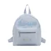 Mochila ins de moda coreana versátil de cielo estrellado para mujer, diseño de nicho, letras simples, mochila escolar estudiantil de gran capacidad