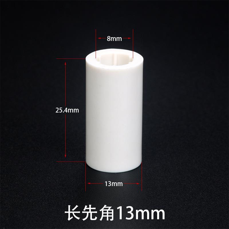 22智贝规格图桌球杆铜箍防爆塑料大头杆先角台球杆皮头枪头修理