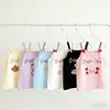 Ropa Infantil Coreana 2026 Verano Nuevo Estilo Coreano Niñas Pequeñas y Bebés Color Caramelo Dibujos Animados Linda Dulce Tirantes