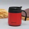 Termo de Acero Inoxidable 304 con Tapa Portátil y Asa, Taza de Café de Gran Capacidad, Taza de Regalo para Negocios, Logo Personalizado