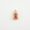 Moda Entrada Lujo Cien Chapado en Oro Colgante Lazo Amor Anillo Doble Conejo Perla Joyería Accesorios Colgante Maitreya