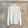 Malha de Gola Redonda Malha Masculina Marca Moderna Bonita Outono e Inverno Camiseta Básica 2025 Novo Top Elegante Slim Masculino