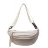 Moda Casual Ombro Feminina 2025 Nova Bolsa Transversal Moderna Bolsa de Peito Esportiva de Verão Nicho Versátil Elegante Bolsa de Cintura