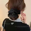 Scrunchie Jumbo de Satén Retro para Niñas, Lazo para el Cabello de Leopardo de Moda Resistente, Accesorio para el Cabello con Banda Elástica de Alta Elasticidad, Lazo para el Cabello con Sensación de Alta Gama