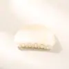 Pinza para el pelo de estilo coreano, color crema, forma de concha, media luna, para cabello grueso, con un toque de alta gama, diseño degradado, elegante accesorio para el pelo en la parte trasera de la cabeza