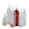 Frasco Spray 80-300ml Marrom Chá Marrom Névoa Fina Frasco Spray Pequeno Portátil Plástico Frasco Vazio Pet Transparente Frasco Spray Pequeno