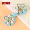 Vestido Pearl Tang Suit Cheongsam Botão Chinês Fivela Hanfu Estilo Nacional Flor Seis Pétalas Flor Acessórios Botão Vintage