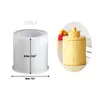 Molde de Resina DIY Árvore de Natal em Relevo Floco de Neve Rena Cilindro Caixa de Armazenamento Molde de Silicone Atacado