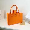 Bolsa de Compras de Fieltro Bolso de Mano de Fieltro Mochila de Gran Capacidad Bolso Tote de Fieltro Bolso de Mano de Fieltro Se Puede Imprimir con Logotipo